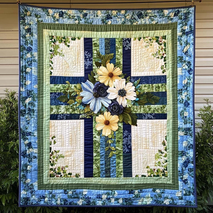 Faithful Serenity Art Quilt Wall Hanging