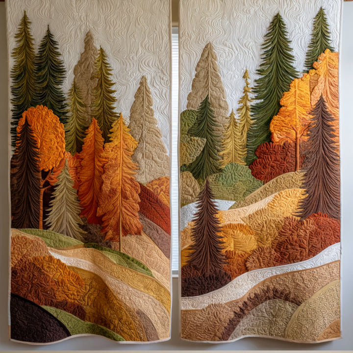 Woodland Retreat Quilted Curtains