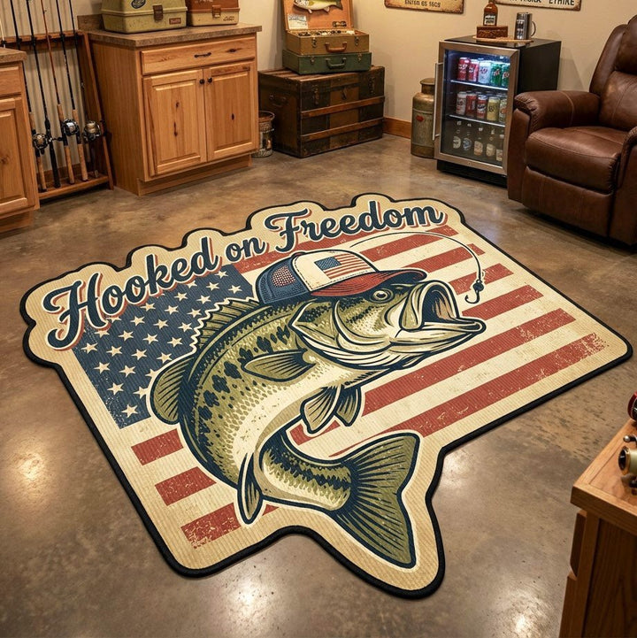Freedom Bass Custom Shaped Rug