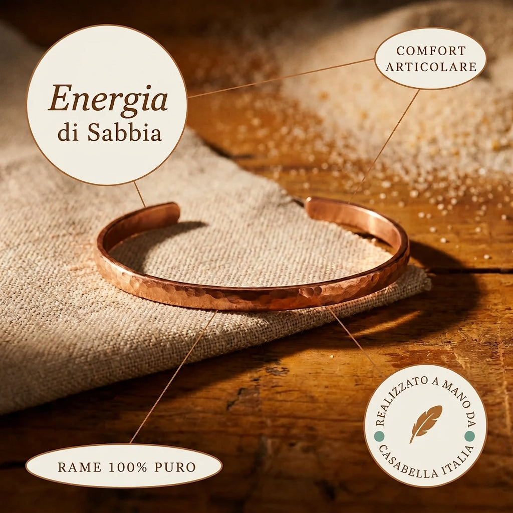 Sand Copper Anklet