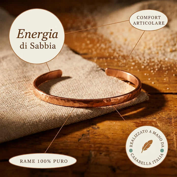 Sand Copper Anklet