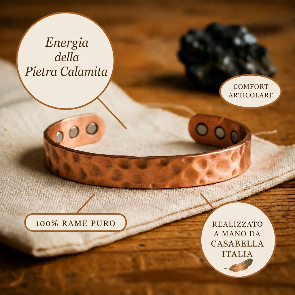 Lodestone Copper Bracelet