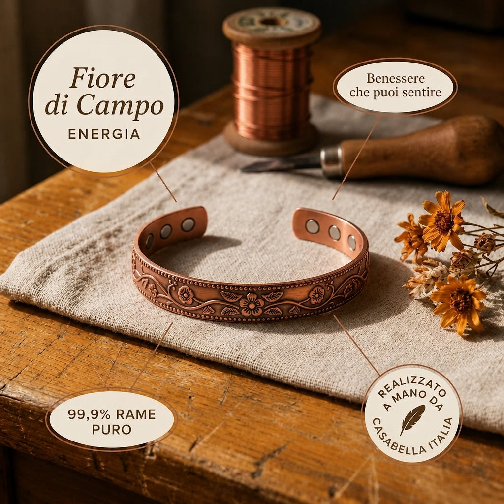 Wildflower Copper Bracelet