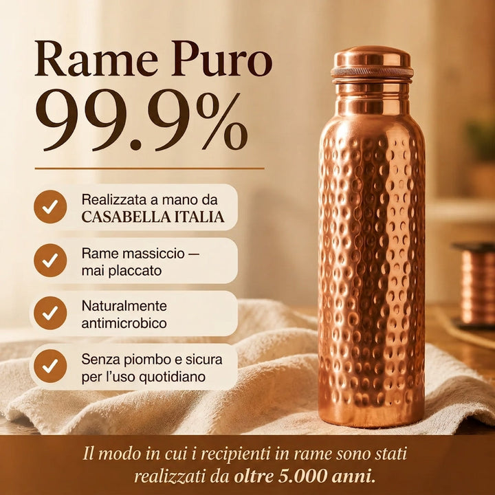 Pure Copper Water Bottle