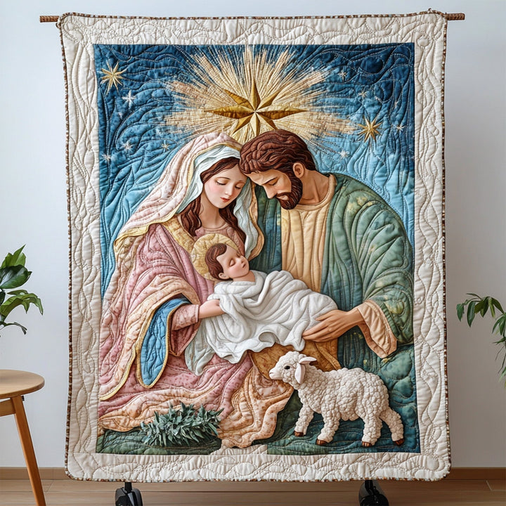 Guiding Star Art Quilt Wall Hanging