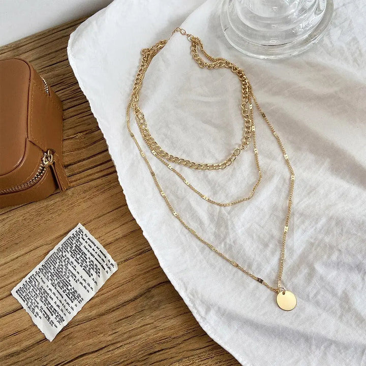 Katherine - Gold and Silver Plated Collar Necklace