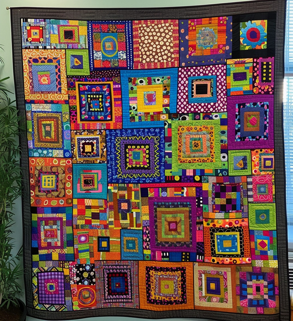 Hippie Dream Quilted Blanket