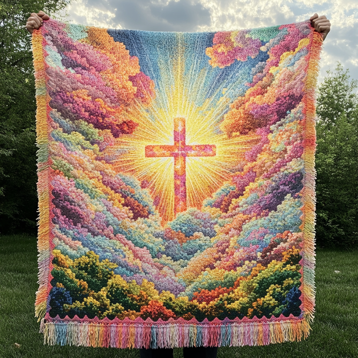 Sacred Glow Woven Blanket