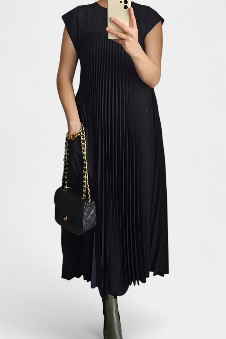 Brook - Pleated Midi Dress