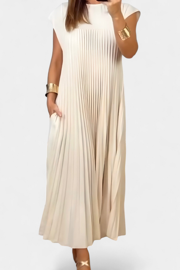 Brook - Pleated Midi Dress