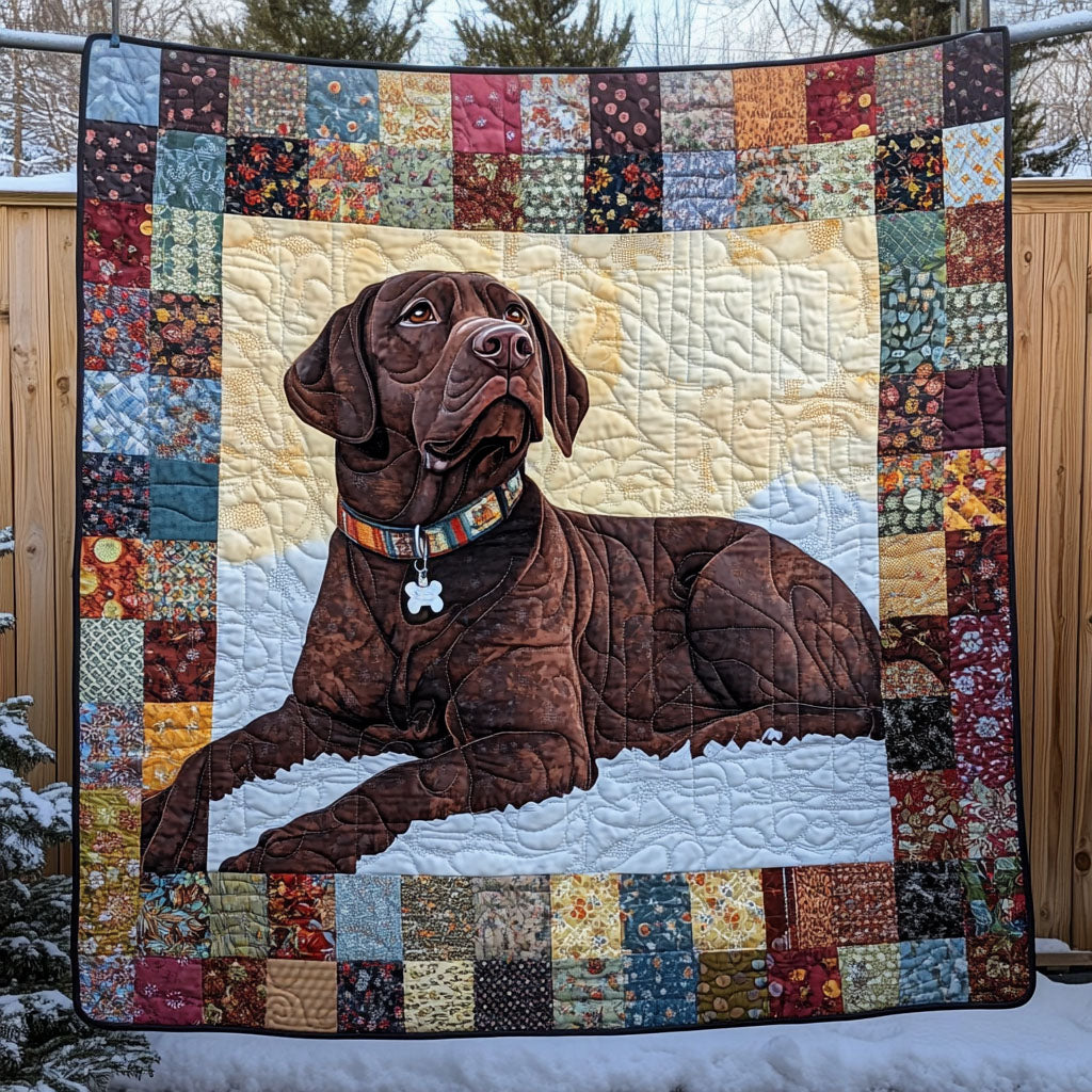 Labrador Quilted Blanket