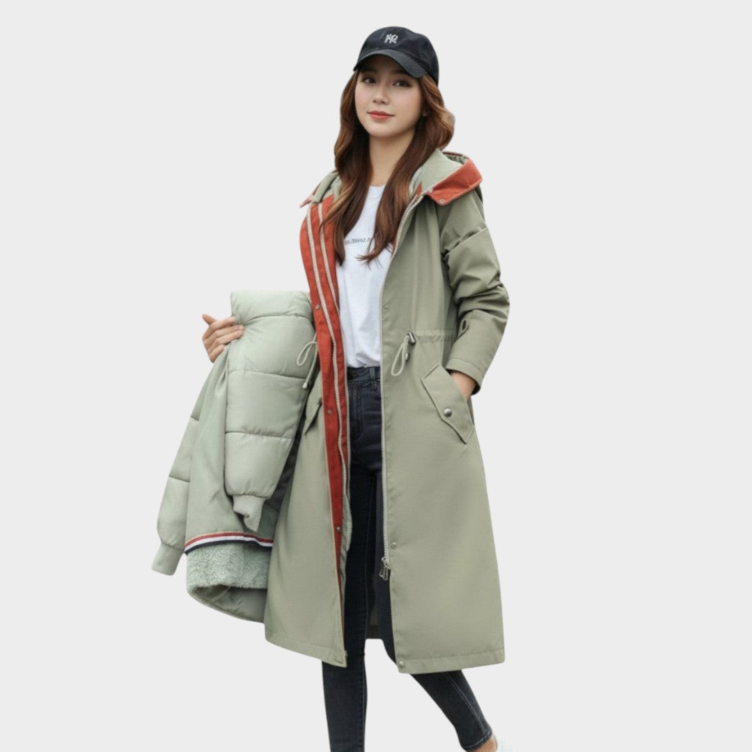 Azalea - Hooded Long Coat
