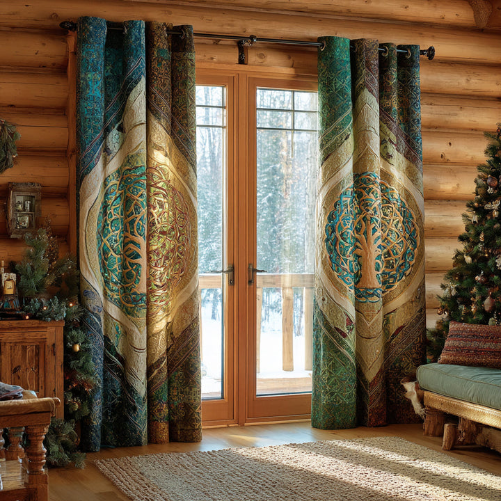 Life in Bloom Quilted Curtains