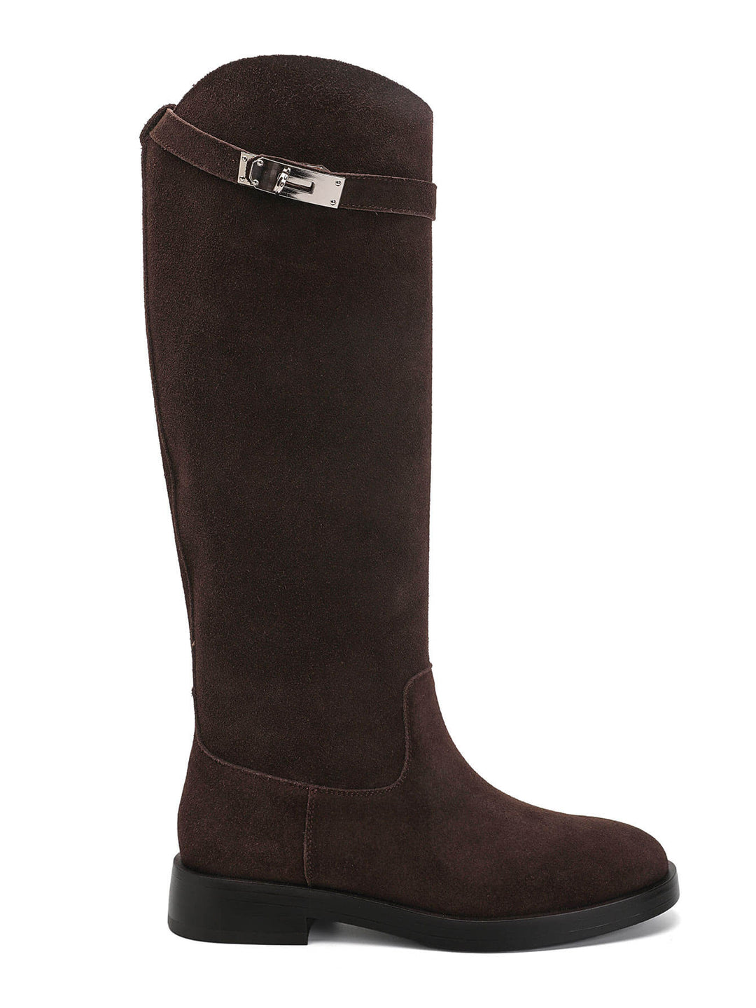 Pearl - Tall Boots with Decorative Buckle