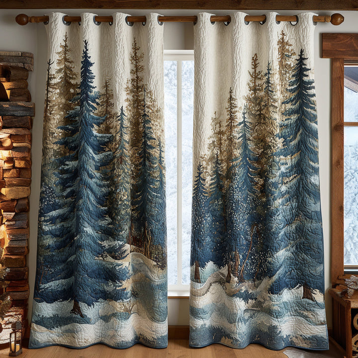Forest Quilted Curtains
