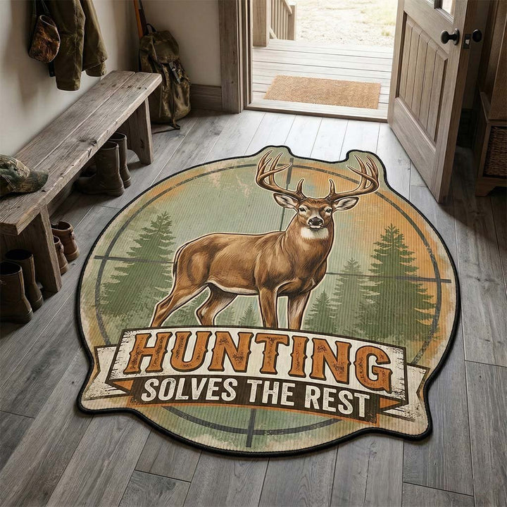 Mountain Sanctuary Custom Shaped Rug