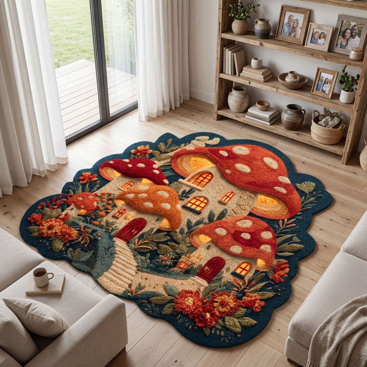 Mystic Grove Shaped Area Rug