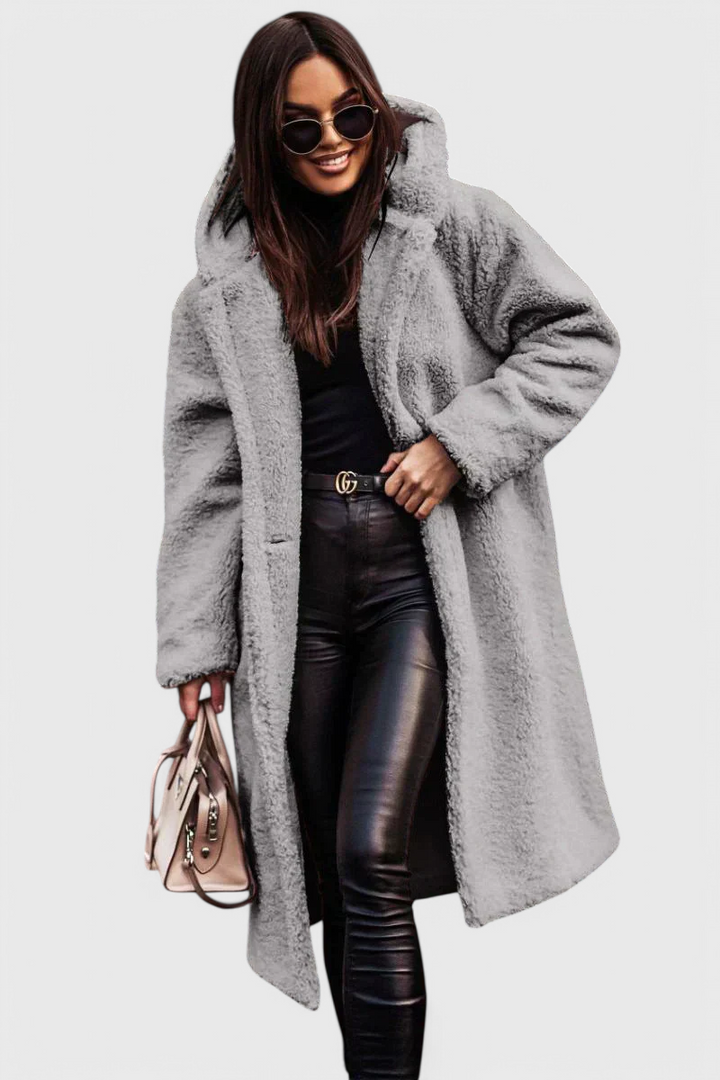 Camellia - Long Plush Coat