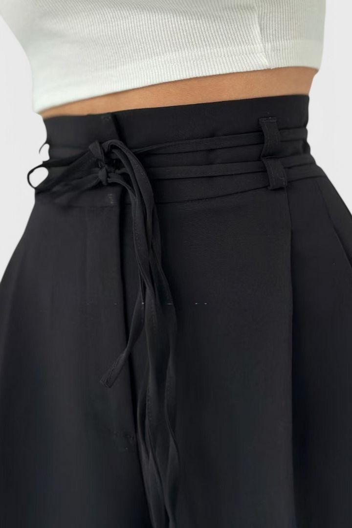 Eliora - Wide-Leg Drawstring Pants