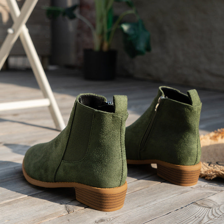 Tamara - Faux Suede Ankle Boots