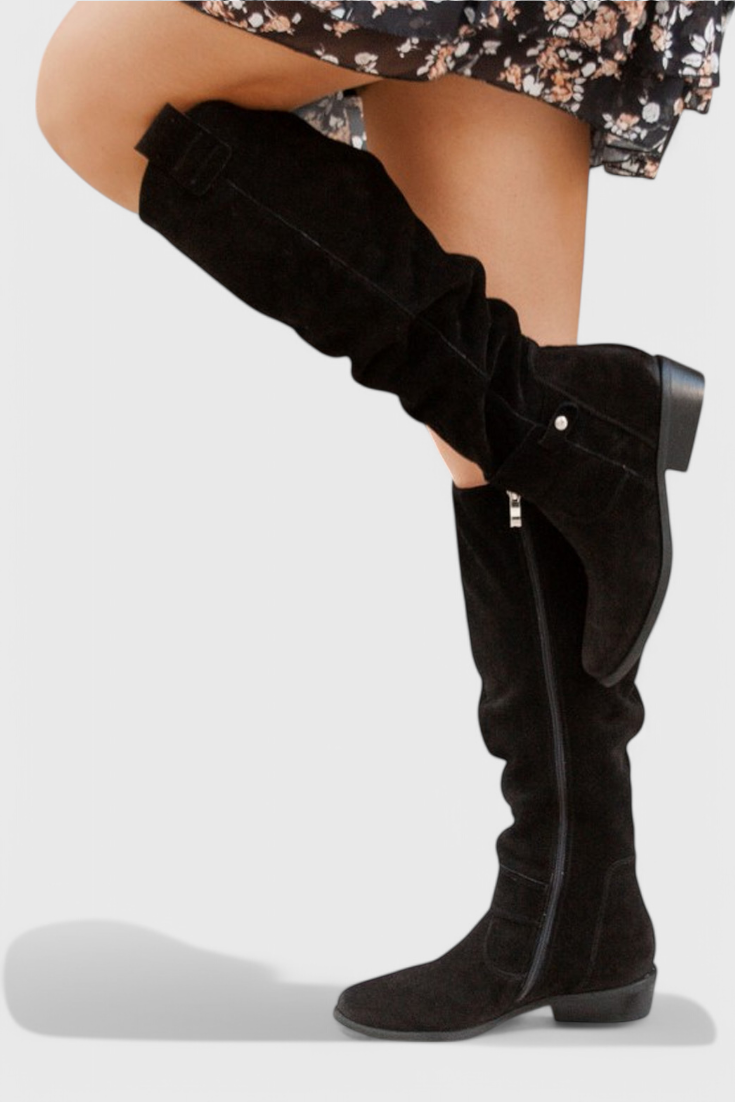 Annabella - Retro Style Tall Boots