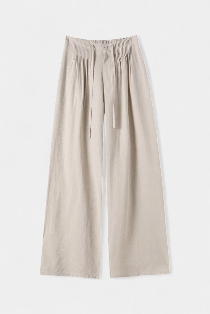 Alanna - Lightweight High-Waist Wide-Leg Pants