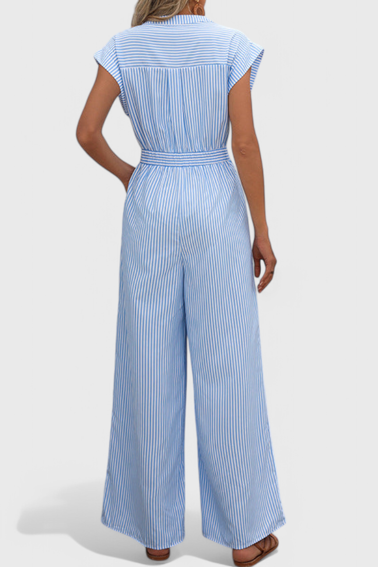 Callista - Striped Wide-Leg Jumpsuit
