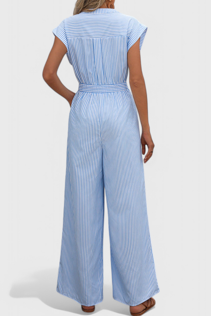 Callista - Striped Wide-Leg Jumpsuit