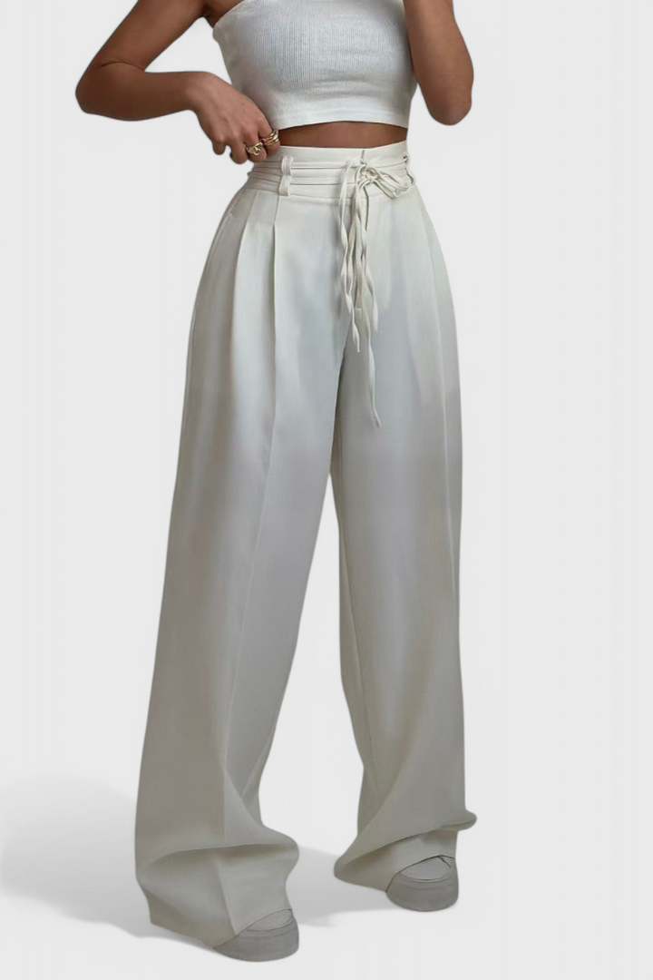 Eliora - Wide-Leg Drawstring Pants