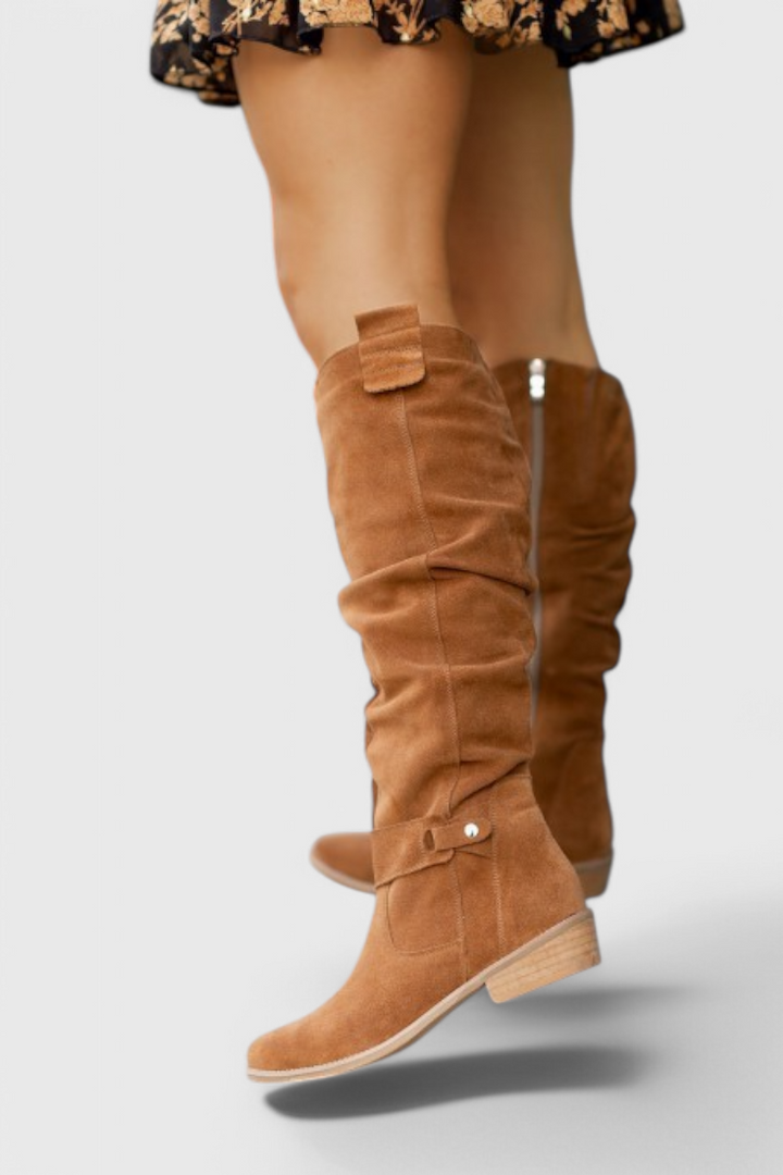 Annabella - Retro Style Tall Boots