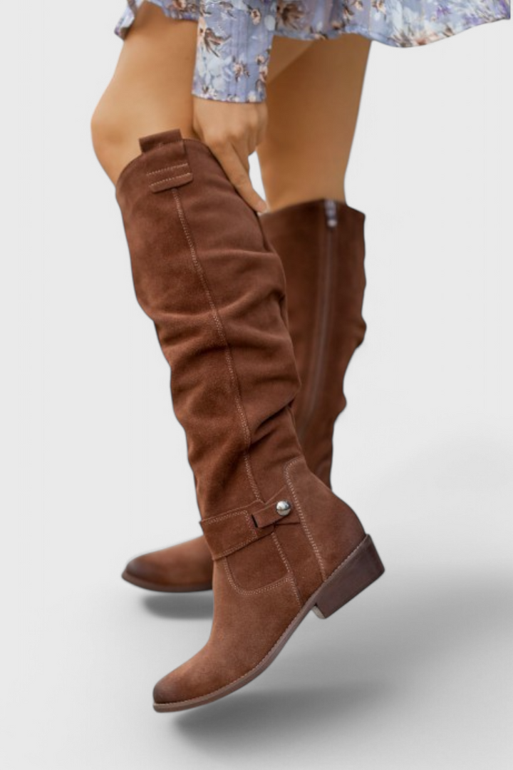 Annabella - Retro Style Tall Boots