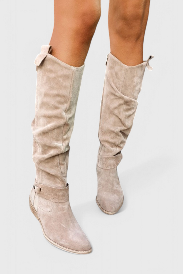 Annabella - Retro Style Tall Boots