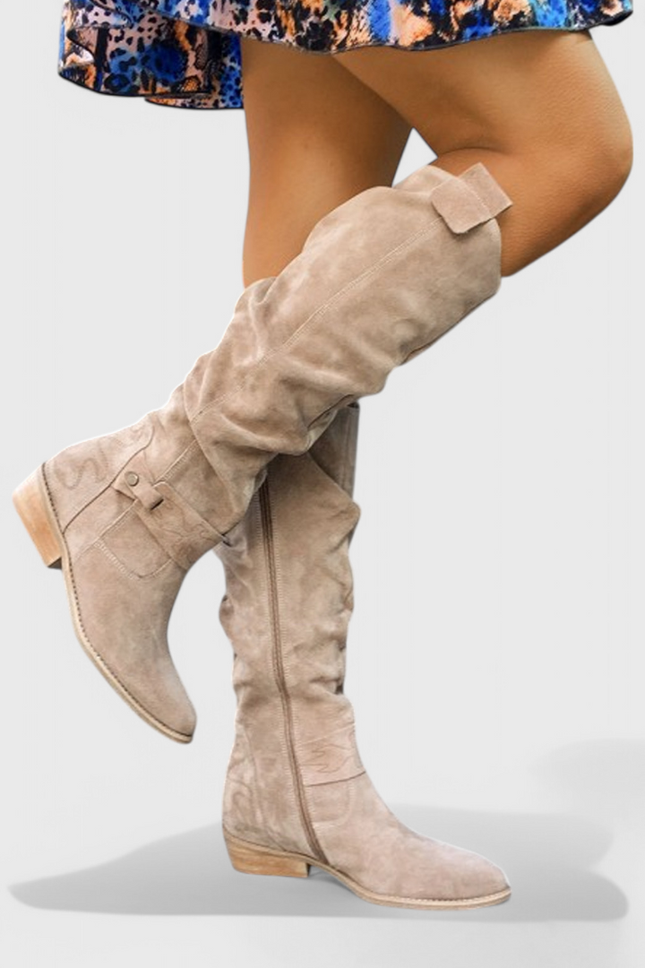 Annabella - Retro Style Tall Boots