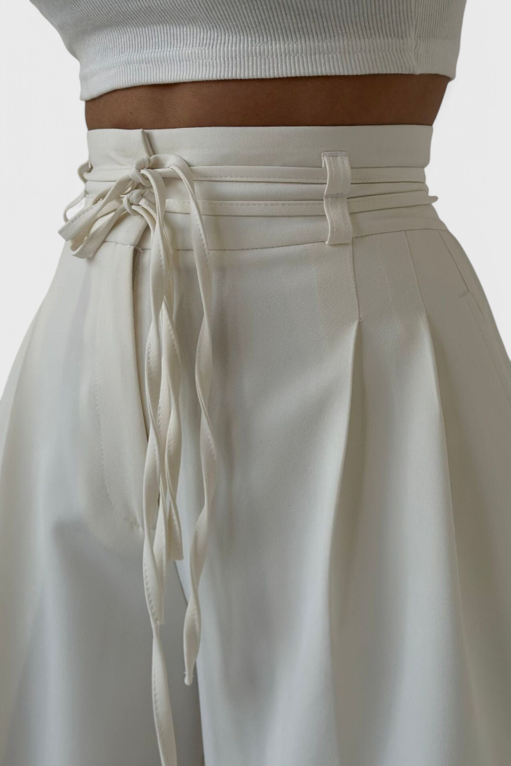 Eliora - Wide-Leg Drawstring Pants
