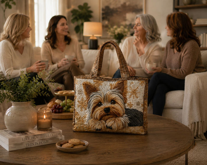 Bolso Tote Acolchado - Adorable Yorkshire