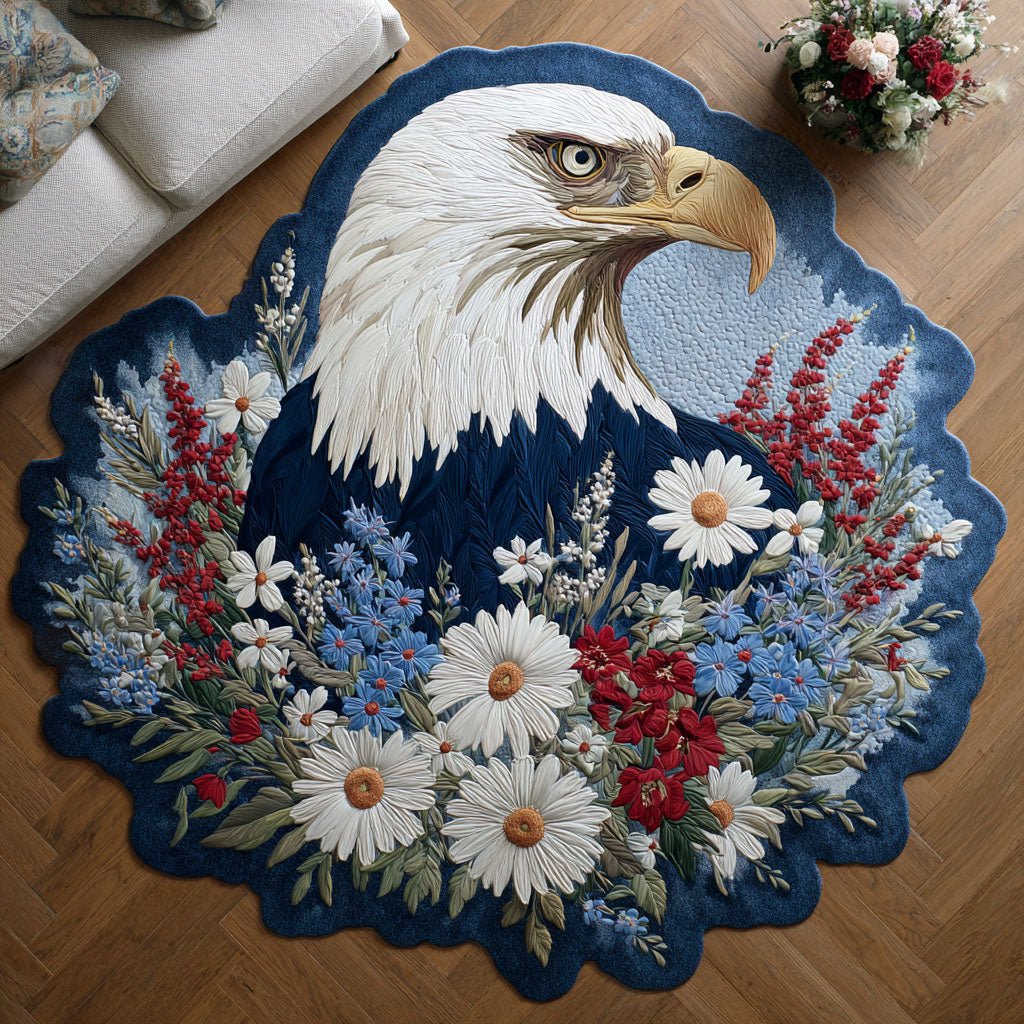 Patriotic Wings Shaped Area Rug