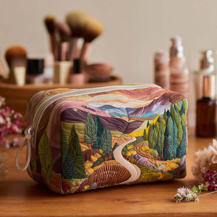Pacific Valley Quilted Makeup Bag