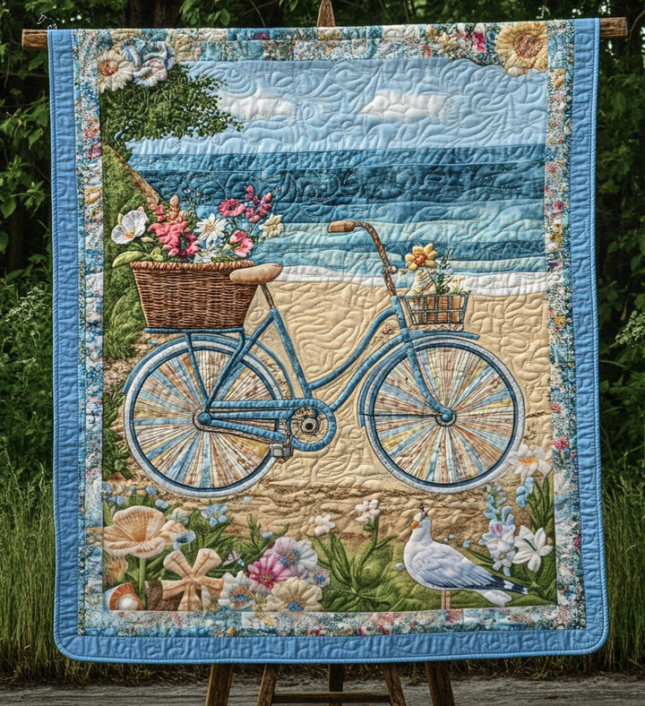 Floating Leaves Art Quilt Wall Hanging
