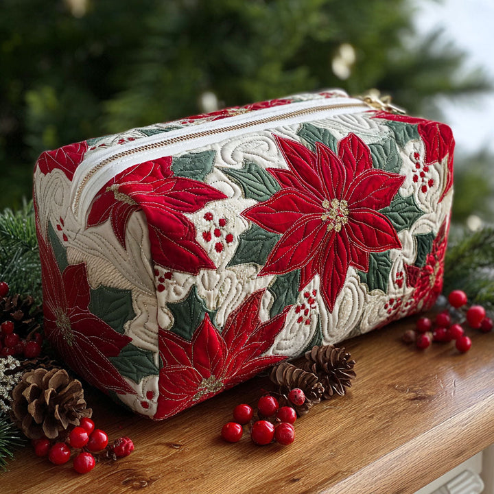 Christmas Star Patchwork Makeup Bag