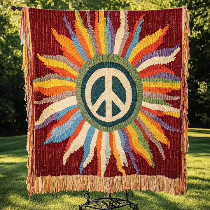 Radiant Peace Woven Blanket