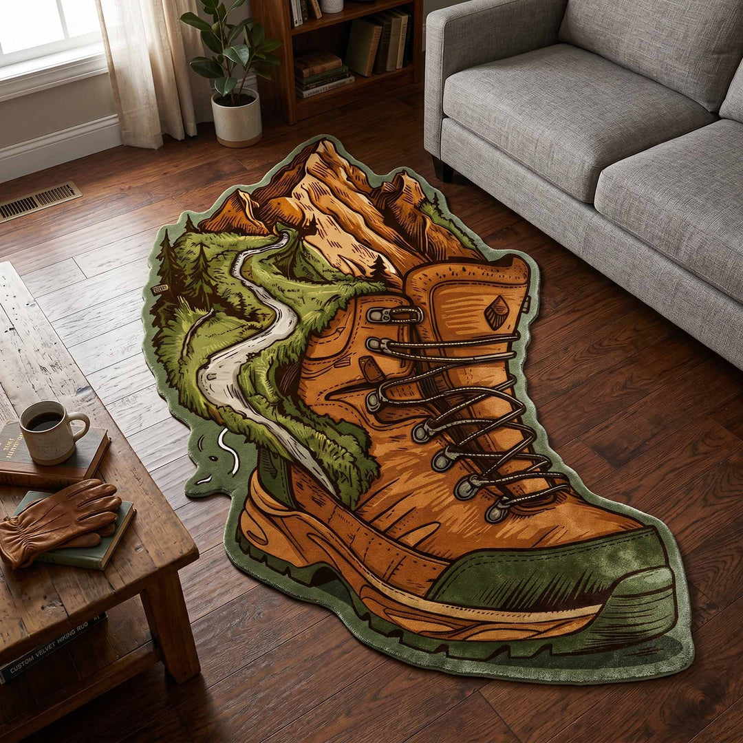 Ranger Boot Custom Shaped Rug