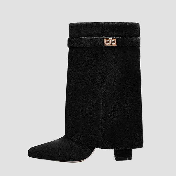 Honor - Tall Boots with Elegant Buckle Detail