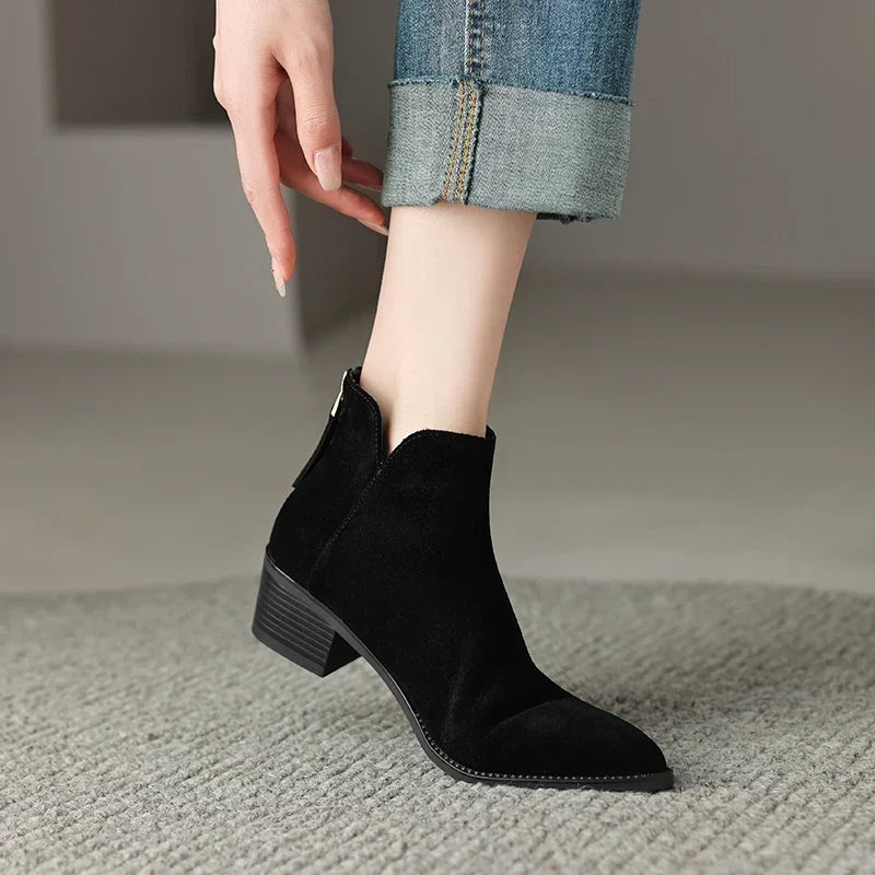 Maisie - Genuine Leather Western Boots