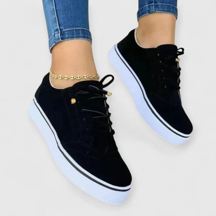 Adaline - Brogue Platform Sneakers