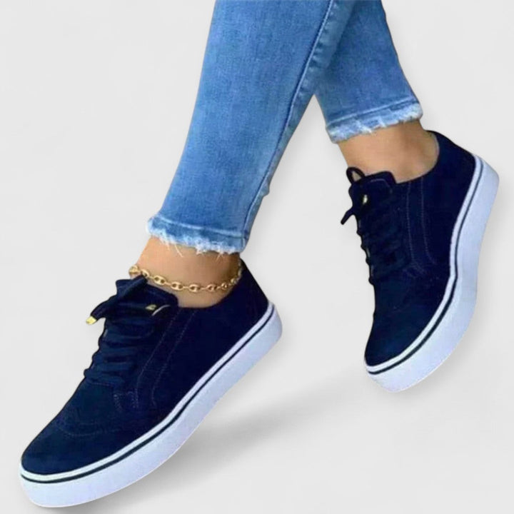 Adaline - Brogue Platform Sneakers