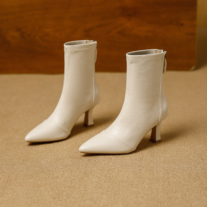 Rosemary - Premium Leather Ankle Boots