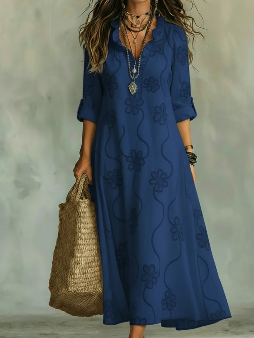 Elaine - Floral Midi Dress