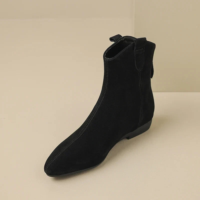 Zahra - Genuine Suede Chelsea Boots