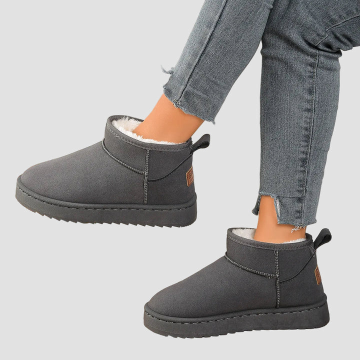 June - Classic Cozy Plush-Lined Ankle Boots