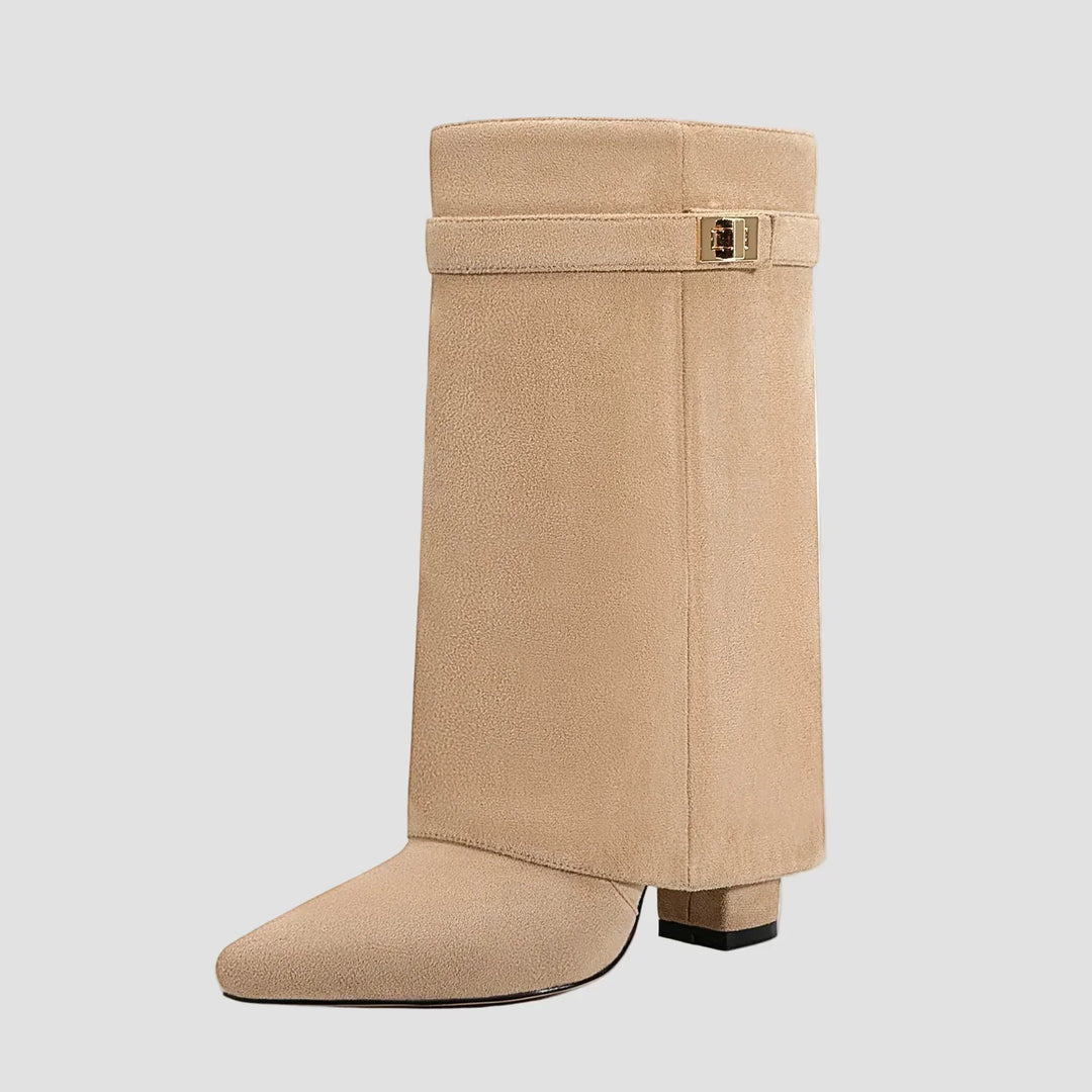 Honor - Tall Boots with Elegant Buckle Detail
